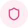 Red shield icon on black background.