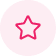 Neon pink star on black background.